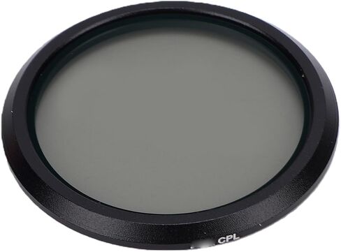 CPL Polarizing Filter for ZV 1 G7X3 LX10 GRVI GR3 GR2 Cameras, HD Multi Coated Circular Polarizer Reduces Reflections Enhances Contrast with Aviation Grade Aluminum Fram in Kuwait