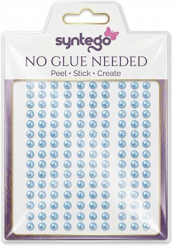 400 Self Adhesive Pearls 6mm Small Round Pearl Stick On Adhesive Beads Embellishment (Burgundy Red) in Kuwait