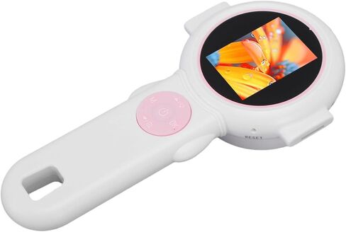 مجهر رقمي محمول بدقة 2 ميجابكسل 1080 بكسل، شاشة 2 بوصة، تكبير بصري 500X 4X، LED قابل للتعديل، عدسة مكبرة محمولة للأطفال للاستكشاف في الهواء الطلق in Kuwait