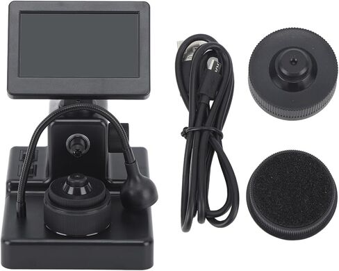 Soldering Microscope, USB Digital Microscope 1000X 1280 x 720 4.3 Inch without Delay in Kuwait