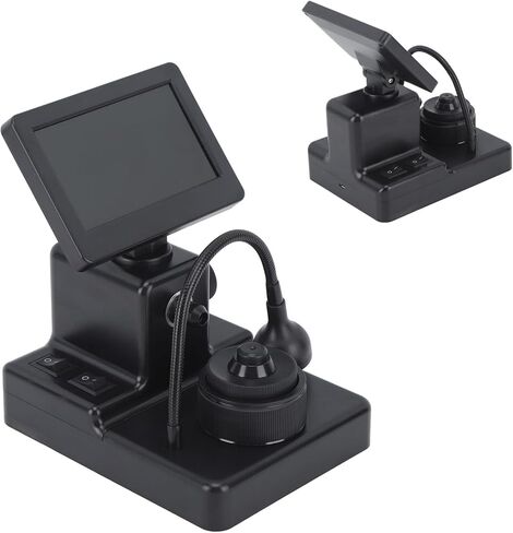 Soldering Microscope, USB Digital Microscope 1000X 1280 x 720 4.3 Inch without Delay in Kuwait