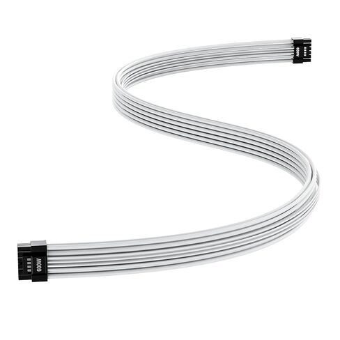 Vetroo PCIe 5.1 16 Pin Power Supply Cable for GPU, 600W 12V-2x6 PSU Cable for RTX 40 & 50 Series Graphics Cards, 600mm/23.62" - White in Kuwait
