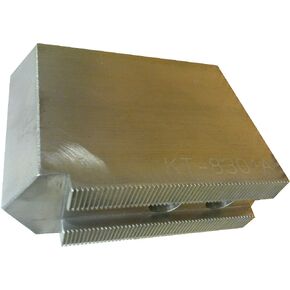 KT-8301AP Alum T6061 Pointed Soft Chuck Jaws for 8" CNC Lathe Chucks, 3" Tall (Set of 3 Pieces)