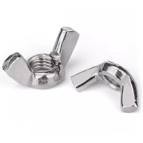M8 Wing Nuts,Stainless Steel 18-8(304) Wing Nuts, 20Pcs-Pack