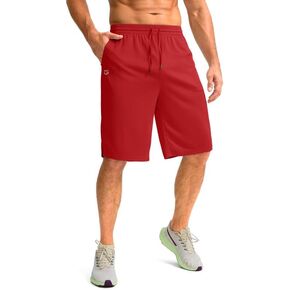 G Gradual Men's Athletic Shorts with Pockets 11" Long Basketball Shorts Lightweight Quick Dry Gym Workout Shorts for Men