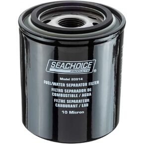 Seachoice Fuel Water Separator Filter Canister, Evinrude/Johnson, 10 Micron