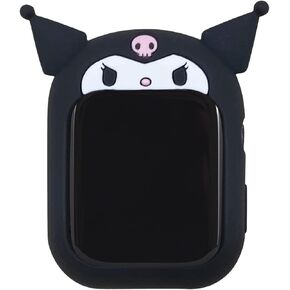 Sanrio Characters SANG-232KU Silicone Case Compatible with Apple Watch 1.61/1.6 inches (41/40 mm), Kuromi