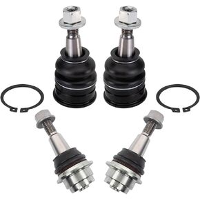 TRQ Ball Joint Set Compatible with 2015-2020 Cadillac 2015-2020 Chevrolet 2015-2020 GMC