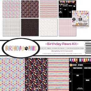 Reminisce Birthday Paws Scrapbook Collection Kit