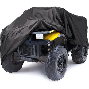 Formosa Covers Heavy Duty Weatherproof ATV Cover for Outdoor All Terrain Vehicle Protection in Sizes XL and XXL (Black, XL)