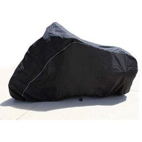 SUPER HEAVY-DUTY BIKE MOTORCYCLE COVER Compatible for Harley-Davidson FLHTCUI Ultra Classic Electra Glide. STRONG UV PROTECTIVE CHOPPER BIKE TARP. Breathable and Portable Vehicle Protection