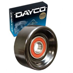 Dayco Smooth Pulley Drive Belt Idler Pulley compatible with Ford F-250 Super Duty 6.2L V8 2011-2019