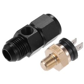uxcell 1 Set Auto Engine Temperature Cooling Fan Switch Fitting Adapter 6AN 190'F On-175'F Off