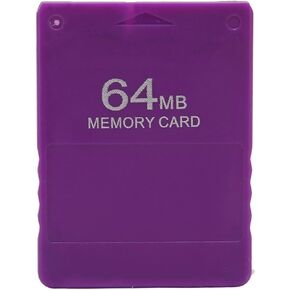 Game Memory Card, 64MB PS2 High Speed Memory Card Efficient Game Memory Card Supports FMCB1.966 and All Games for 2()