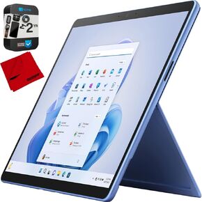 تابلت Microsoft Surface Pro 9 مقاس 13 بوصة يعمل باللمس، معالج Intel i7 16 جيجابايت/256 جيجابايت، حزمة Sapphire (متجددة) مع حزمة حماية معززة لمدة عامين