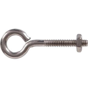 Hillman 4286 5/16-18 x 4 Inch Stainless Steel Eye Bolts with Nut, 5-Pack