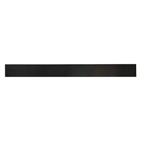 Rubber Strip, Hypalon, Rubber Width 36 in, Rubber Length 2 in, Rubber Thickness 1/4 in, Black, 60A