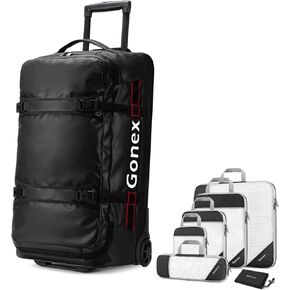 حقيبة جونيكس دفل بعجلات، 70 لتر مع مكعبات تعبئة مضغوطة in Kuwait