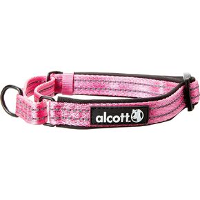 alcott Martingale Collar with Reflective Stitching & Neoprene Padding, Small, Black