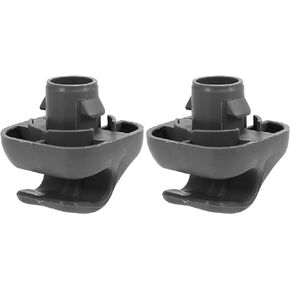 X AUTOHAUX 2pcs Beige Car Plastic Sun Visor Hook Clip Bracket Retainer 88217S04003ZA for Honda Accord Civic CR-V Element Odyssey Pilot Ridgeline