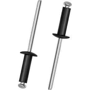 3/16" x 1/2" Aluminum Blind Rivets, 4.8 x 13mm Pop Rivets, Aluminum Grip and Steel Mandrel, Pack of 100
