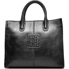 Women's Genuine Leather Handbags Shoulder Tote Organizer Top Handles Crossbody Bag Satchel Designer