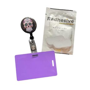 Xray Tech Gift Bundle, Sugar Skull Badge Reel, Radhesive, Marker Holder, Radiology, Graduation, Student