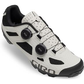 Giro Sector Men Clipless Mountain Bike Shoes - Light Sharkskin (2024), 44.5 White
