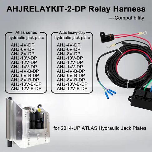 AHJRELAYKIT-2-DP طقم أسلاك لوحة مقبس التتابع، متوافق مع لوحات الرافعة الهيدروليكية للمحرك الخارجي من سلسلة أطلس 2014-UP، T-H Marine، لوحات جاك CMC، يستبدل #: AHJRELAYKIT2DP in Saudi Arabia