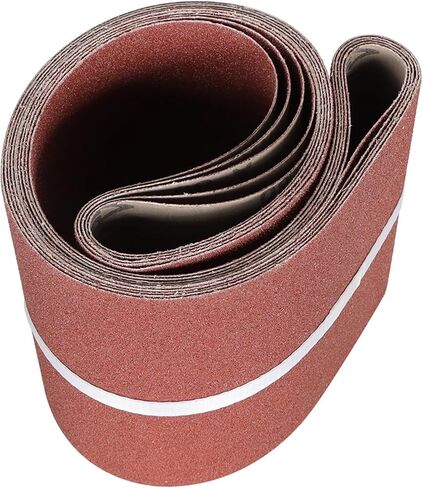 5Pcs 6 x 48 Inch Zirconia Sanding Belts 80 Grit Fit for Painting, Deburring, and Welding Point Grinding in Saudi Arabia