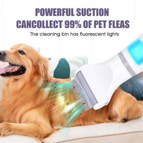 فرشاة العناية بالحيوانات الأليفة مع مكنسة كهربائية، فرشاة شعر للتساقط، فرشاة العناية بالقطط والكلاب، مزيل شعر الحيوانات الأليفة منخفض الضوضاء in Kuwait