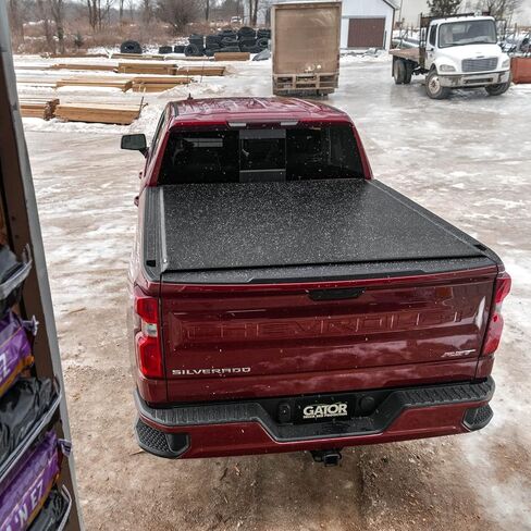 Gator Covers Gator ETX Soft Roll Up Truck Bed Tonneau Cover | 53412 | Fits 2007 - 2021 Toyota Tundra w/ track system, will not work with Trail Edition models 5' 7" Bed (66.7'') in Saudi Arabia