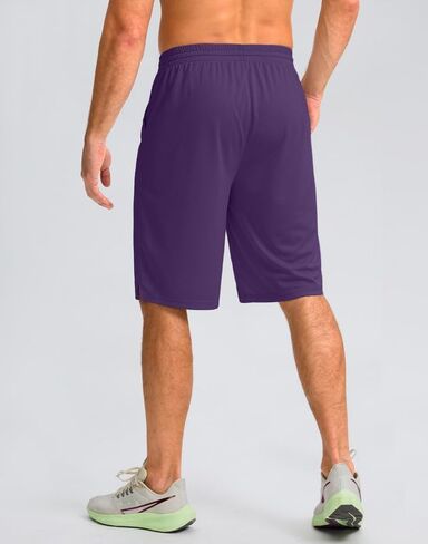 G Gradual Men's Athletic Shorts with Pockets 9" / 11" Long Basketball Shorts Lightweight Quick Dry Gym Workout Shorts for Men in Saudi Arabia