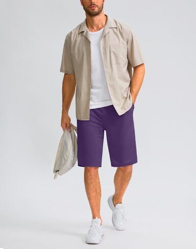 G Gradual Men's Athletic Shorts with Pockets 9" / 11" Long Basketball Shorts Lightweight Quick Dry Gym Workout Shorts for Men in Saudi Arabia