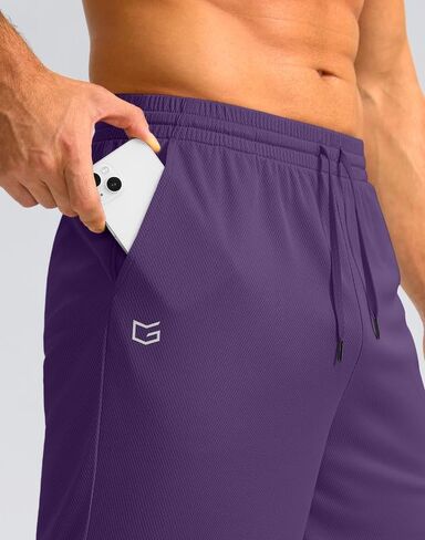 G Gradual Men's Athletic Shorts with Pockets 9" / 11" Long Basketball Shorts Lightweight Quick Dry Gym Workout Shorts for Men in Saudi Arabia