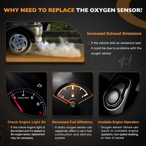 Oxygen O2 Sensor Upstream Downstream 2Pcs Compatible with 2013-2017 Nissan Altima 2.5L Replace# 234-9133, 234-4905 in Saudi Arabia