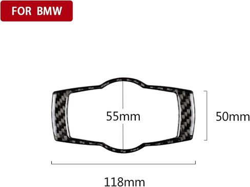غطاء إطاري للوحة الداخلية من ألياف الكربون متوافق مع BMW 3 Series E90 E91 2005-2012 (لوحة أجهزة القياس 17، كلاسيكي) in Kuwait