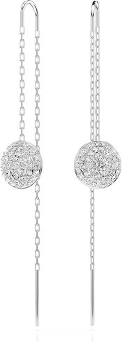 Swarovski Meteora Earrings Collection, Meteor Inspired Design with Snow Pavé of Clear Round Crystals in Kuwait