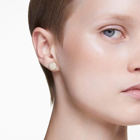 Swarovski Meteora Earrings Collection, Meteor Inspired Design with Snow Pavé of Clear Round Crystals in Saudi Arabia