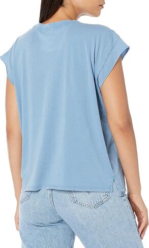 Calvin Klein Women's Minimal Logo Short Sleeve Tee Cut Shirt in Saudi Arabia