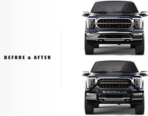 Armordillo USA 7177802 Mesh Bull Bar Bumper Guard - Matte Black Fits 2016-2023 Toyota Tacoma in Saudi Arabia