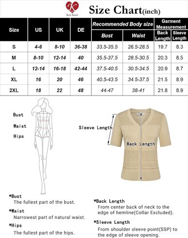 Kate Kasin Women's 2024 Cropped Cardigans Sweater Lightweight V Neck Short Sleeve Button Down Crochet Hollow Out Shrugs Top in Saudi Arabia