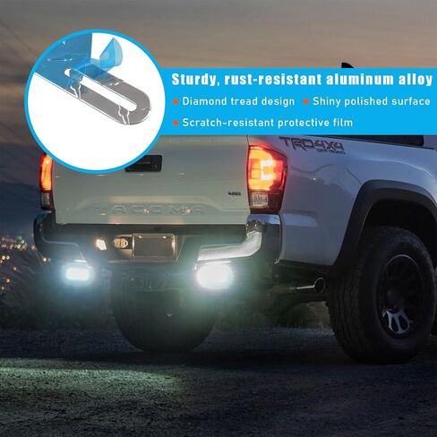 Aluminum License Plate Light Bracket, Auto License Plate Holder Bracket with Light Mount, Universal Vehicle Accessories for Mounting Bracket Trailers, Trucks, Cars (1 PC, Silver) in Saudi Arabia