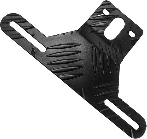 Aluminum License Plate Light Bracket, Auto License Plate Holder Bracket with Light Mount, Universal Vehicle Accessories for Mounting Bracket Trailers, Trucks, Cars (1 PC, Silver) in Saudi Arabia