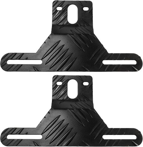 Aluminum License Plate Light Bracket, Auto License Plate Holder Bracket with Light Mount, Universal Vehicle Accessories for Mounting Bracket Trailers, Trucks, Cars (1 PC, Silver) in Saudi Arabia