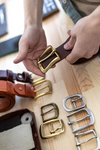 Craftmemore 1.5 بوصة حزام مشبك مشبك حزام شوكة واحدة للاستبدال DIY بها بنفسك الجلود الحرفية ZK82 in Kuwait