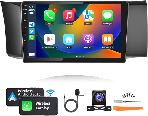 【2+64G】 لسيارة Toyota GT86/Subaru BRZ Scion FRS 2012-2016 Android 13 ستيريو راديو السيارة، Carplay Android Auto 9 بوصة شاشة بلوتوث مستقبل صوت السيارة GPS واي فاي كاميرا احتياطية FM/RDS HiFi SWC in Kuwait