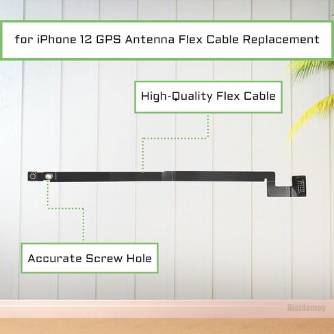for iPhone 12 US Version GPS Antenna Flex Cable Replacement for iPhone12 Signal GPS Antenna Cover with Repair Fix Tool Screwdriver Crowbar and Screw Pads for A2172 in Saudi Arabia