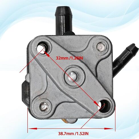 مضخة الوقود 18-7350 لجونسون Evinrude 397839 391638 395091 397274 لسييرا 18-7350 لمالوري 9-35350 فرس البحر خارجي 6hp 8hp 9.9hp 15hp 1981-1992 محرك المحرك in Saudi Arabia