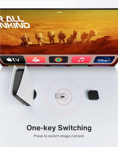 محول HDMI 2.1 8K HDMI، iVANKY 4K@120 هرتز، محول HDMI ثنائي الاتجاه يدعم 8K@60 هرتز، 2 في 1 مخرج، 1 في 2 خارج (شاشة واحدة في كل مرة)، 48 جيجابت في الثانية لجهاز PS4/PS5 Xbox Roku Apple TV Fire Stick Sony TV in Kuwait